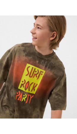 Фуфайка трикотажная для мальчиков (футболка) olive