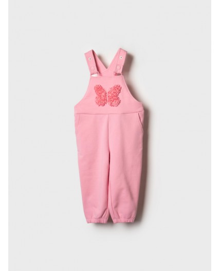 Полукомбинезон детский трикотажный для девочек pink