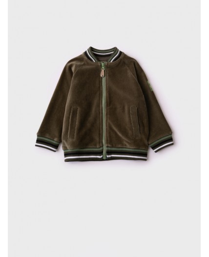 Толстовка детская трикотажная для мальчиков dark green