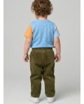 Брюки детские трикотажные для мальчиков dark green