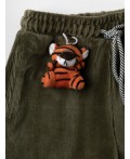 Брюки детские трикотажные для мальчиков dark green