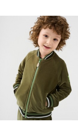 Толстовка трикотажная для мальчиков dark green