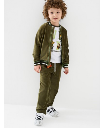 Толстовка трикотажная для мальчиков dark green