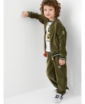 Брюки трикотажные для мальчиков dark green
