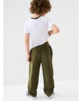 Брюки трикотажные для мальчиков dark green