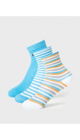 Носки детские трикотажные для мальчиков, 3 пары в комплекте multicolor