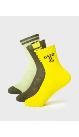 Носки трикотажные для мальчиков, 3 пары в комплекте multicolor