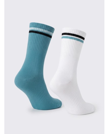 Гольфы трикотажные для девочек, 2 пары в комплекте multicolor