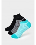Носки трикотажные для мальчиков, 3 пары в комплекте white, black, turquoise