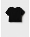 Джемпер трикотажный для девочек (футболка) black