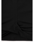 Джемпер трикотажный для девочек (футболка) black