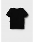 Джемпер трикотажный для девочек (футболка) black