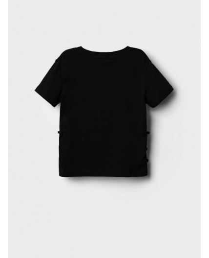 Джемпер трикотажный для девочек (футболка) black