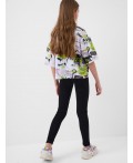 Брюки трикотажные для девочек (легинсы), 2 пары в комплекте multicolor