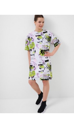 Платье трикотажное для девочек multicolor