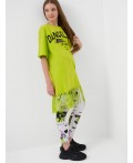 Платье трикотажное для девочек green