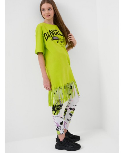 Платье трикотажное для девочек green