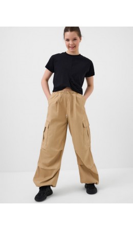 Брюки текстильные для девочек beige