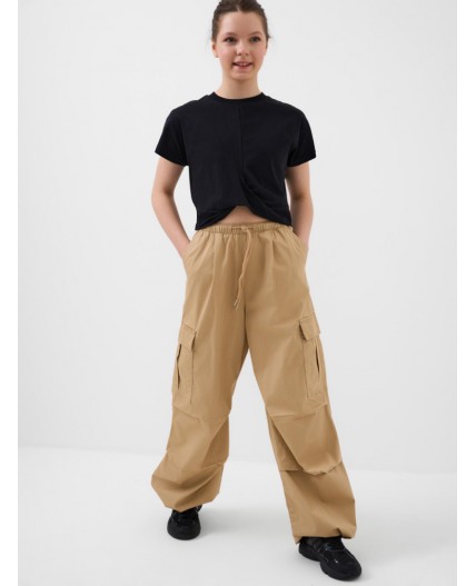 Брюки текстильные для девочек beige