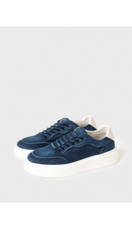 Полуботинки мужские тёмно-синий