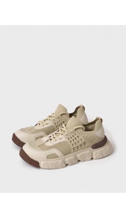 Полуботинки мужские бежевый