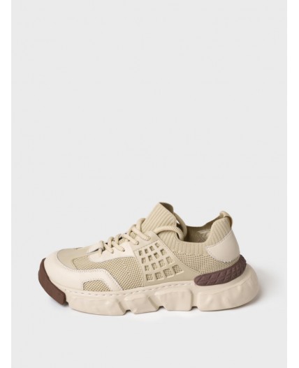 Полуботинки мужские бежевый