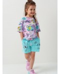 Шорты трикотажные для девочек, 2 шт в комплекте multicolor