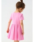 Платье трикотажное для девочек pink