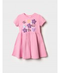 Платье трикотажное для девочек pink