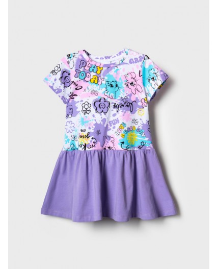 Платье трикотажное для девочек multicolor
