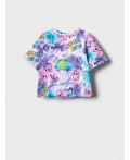 Фуфайка трикотажная для девочек (футболка) multicolor