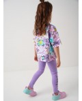 Брюки трикотажные для девочек (легинсы), 2 пары в комплекте multicolor