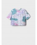Фуфайка трикотажная для девочек (футболка) multicolor