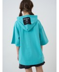 Толстовка трикотажная для девочек light blue