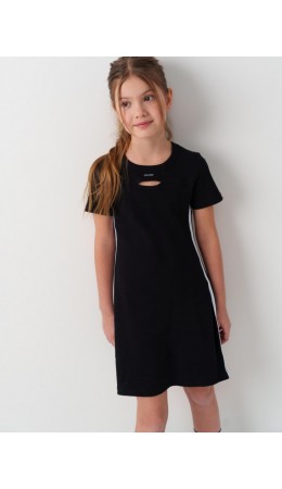 Платье трикотажное для девочек black