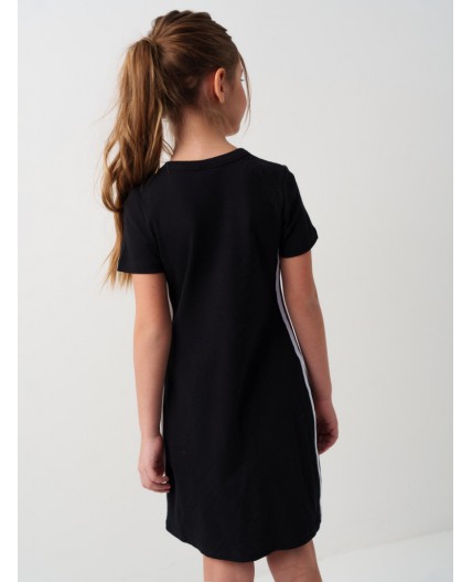Платье трикотажное для девочек black