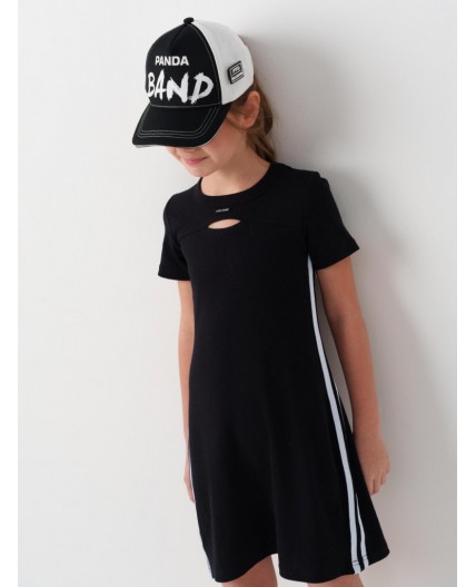 Платье трикотажное для девочек black