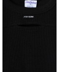 Фуфайка трикотажная для девочек (футболка) black