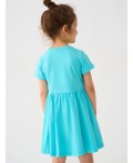 Платье трикотажное для девочек turquoise