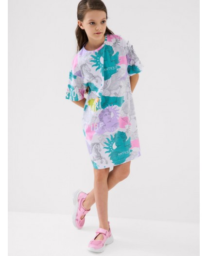Платье трикотажное для девочек multicolor