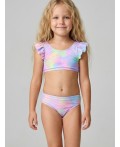 Купальный костюм трикотажный для девочек multicolor