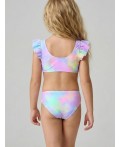 Купальный костюм трикотажный для девочек multicolor