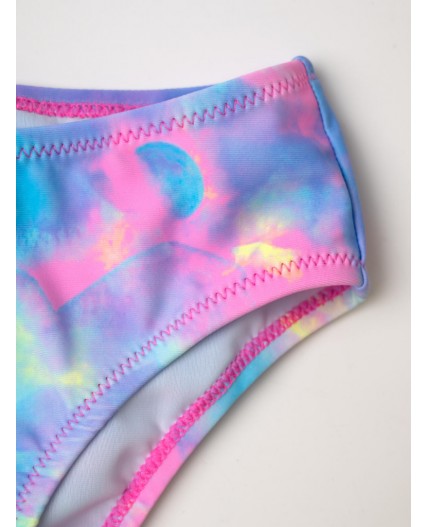 Купальный костюм трикотажный для девочек multicolor