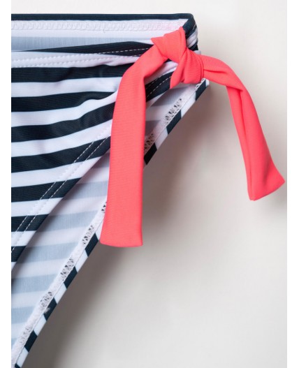 Купальный костюм трикотажный для девочек pink, dark grеy, white