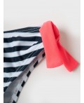 Купальный костюм трикотажный для девочек pink, dark grеy, white