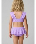 Купальный костюм трикотажный для девочек violet