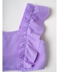 Купальный костюм трикотажный для девочек violet