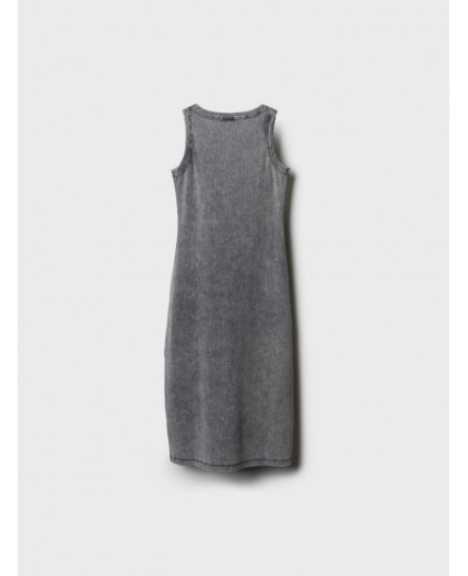 Платье трикотажное для девочек темно-серый