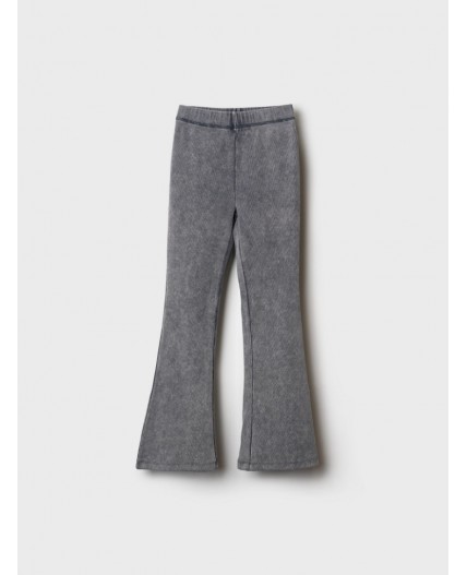 Брюки трикотажные для девочек темно-серый