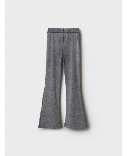 Брюки трикотажные для девочек темно-серый